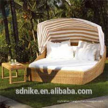 outdoor rattan wicker sunbed